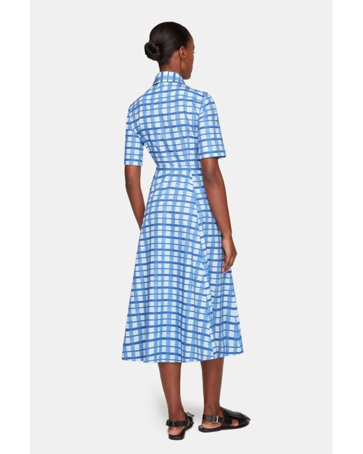 Emilia Wickstead Blue Rubie Dress