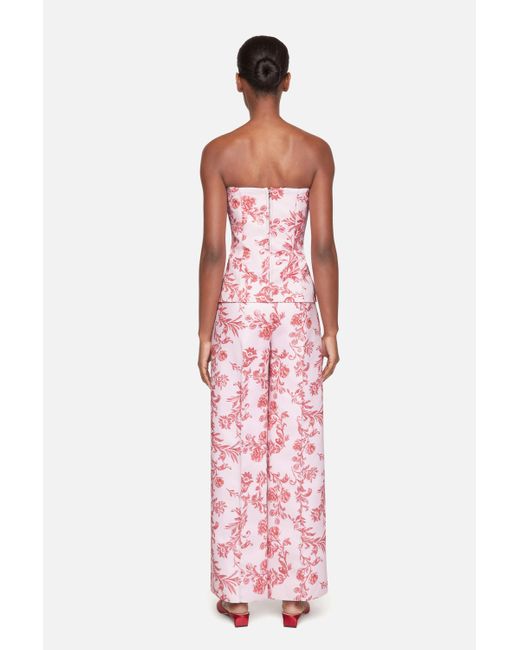 Emilia Wickstead Pink Daffy Trousers