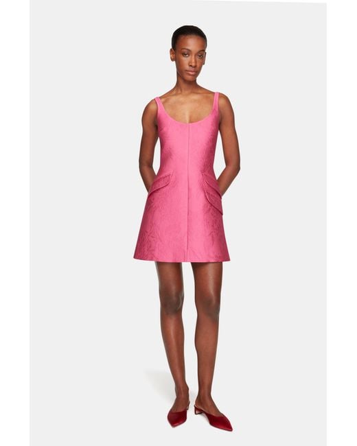 Emilia Wickstead Pink Talia Dress