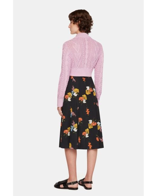 Emilia Wickstead Blue Kenzie Skirt