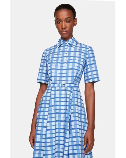 Emilia Wickstead Blue Rubie Dress