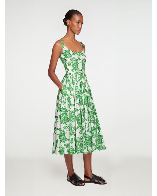 Emilia Wickstead Green Eglantine Dress