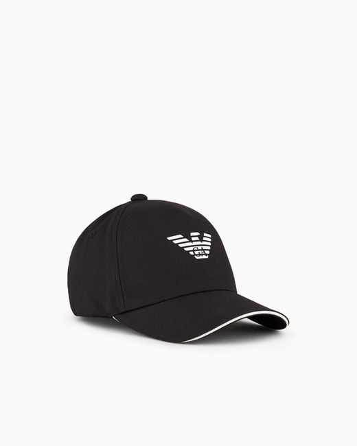 Emporio Armani Black Outdoor Cap for men