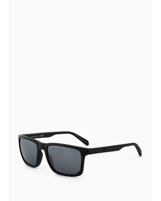 Gafas De Sol Rectangulares Emporio Armani de hombre de color Black