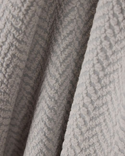 Emporio Armani White Chevron Jacquard Jersey Jacket Signature Capsule