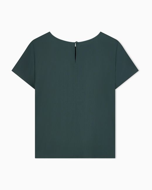 Emporio Armani Green Satin Blouse