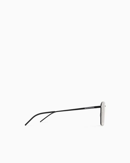 Emporio Armani Metallic Square Sunglasses for men
