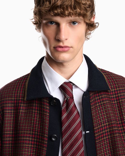 Emporio Armani Red Bomber Jacket for men
