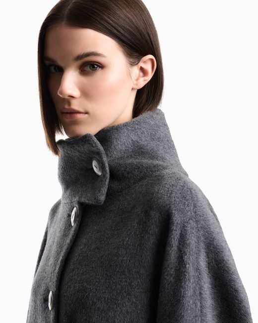 Emporio Armani Gray Overcoat