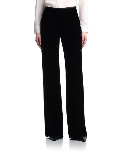 Emporio Armani Black Velvet Trousers