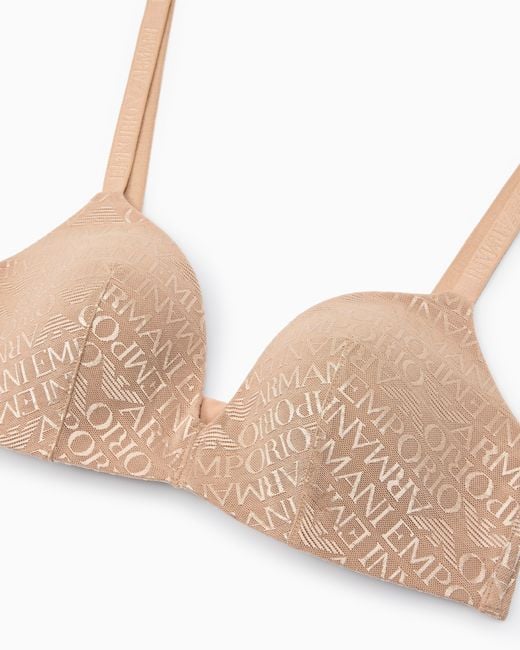 Emporio Armani Natural Asv Padded Triangle Bra