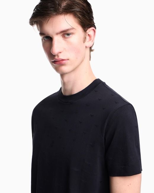 Emporio Armani Blue Slim-Fit T-Shirt for men
