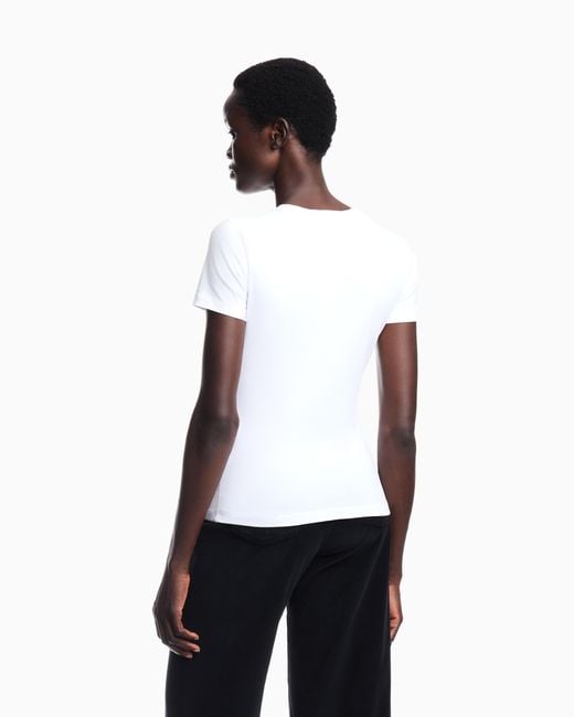 Emporio Armani White T-Shirt Regular Fit