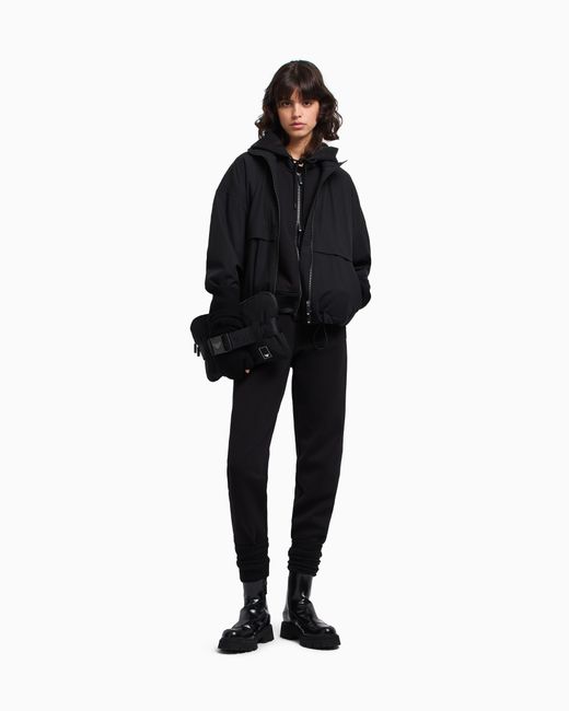 T-Shirt En Jersey Mercerisé Capsule Travel Essential Asv Emporio Armani en coloris Black