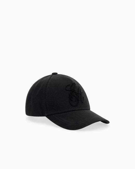 Emporio Armani Black Baseball Hat