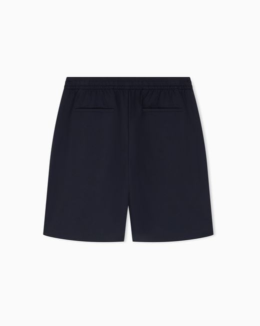 Emporio Armani Blue Bermuda Shorts for men