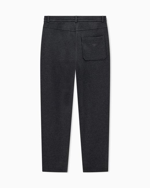 Emporio Armani Blue Trousers Straight Leg for men