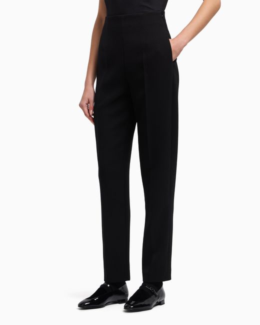 Pantalone Pancia Piatta di Emporio Armani in Black