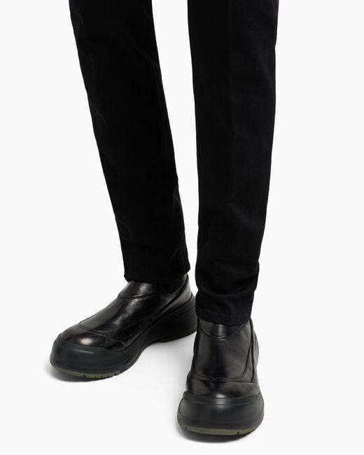 Emporio Armani Black J06 Valentine's Day Capsule Collection Slim-Fit Jeans for men