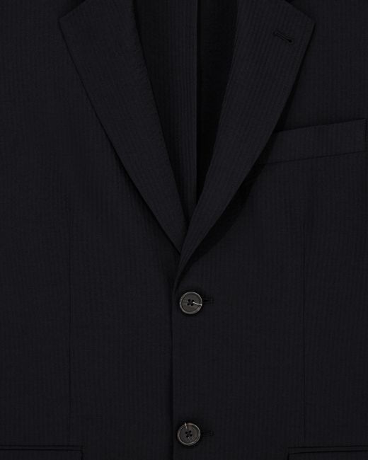 Emporio Armani Black Single-Breasted Jacket for men