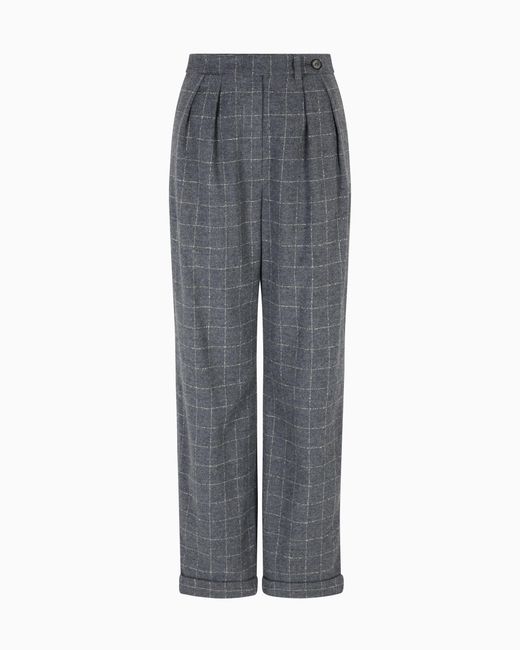 Pantaloni Con Pinces di Emporio Armani in Gray