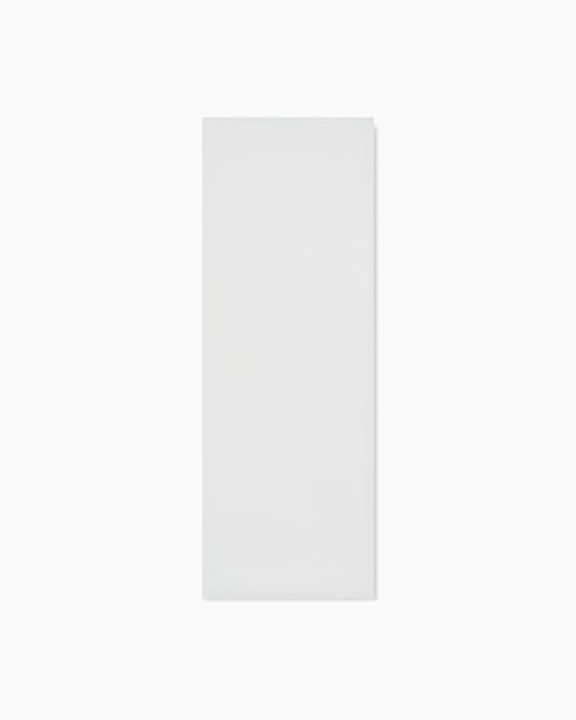 Emporio Armani White Lightweight Sheer Scarf With A Subtle Sheen