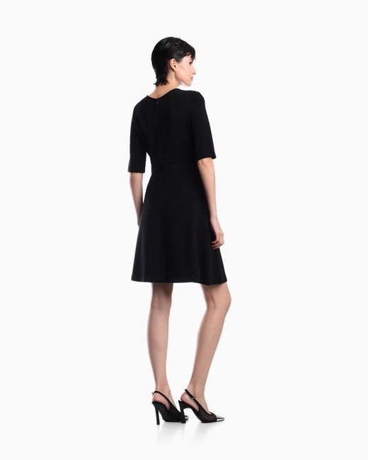 Emporio Armani Black Unlined Dress