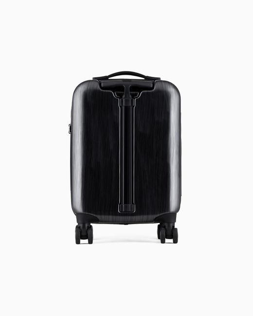 Emporio Armani Trolley Aus Abs Mit Großem Adler in Black für Herren