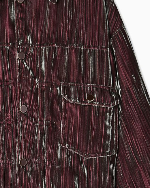 Emporio Armani Purple Blouson for men