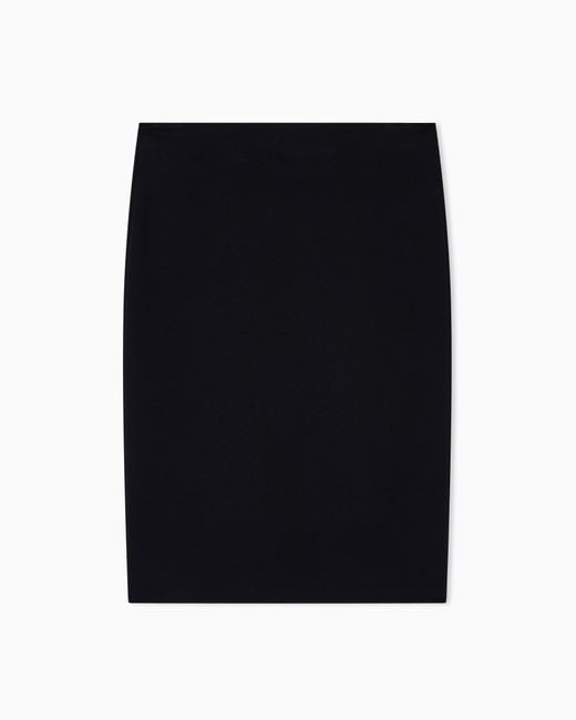Emporio Armani Black Knee Length Skirt