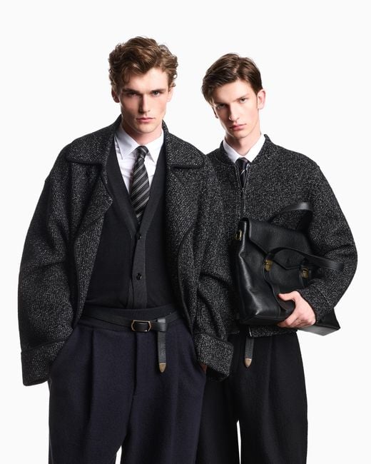 Emporio Armani Black Blouson for men