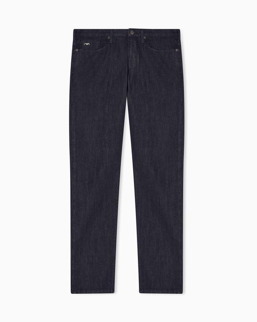 Emporio Armani Blue J06 Slim-Fit Jeans for men