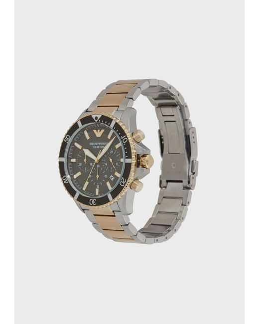 armani metal strap watch