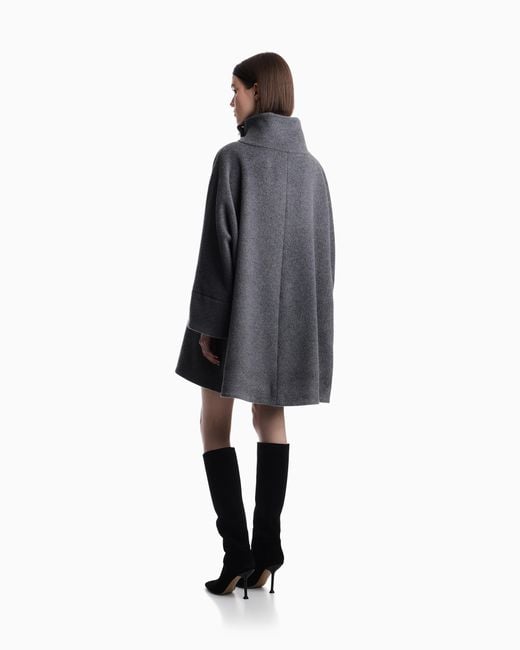 Emporio Armani Gray Overcoat