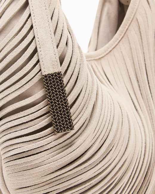 Emporio Armani Natural Oversized Shoulder Bag