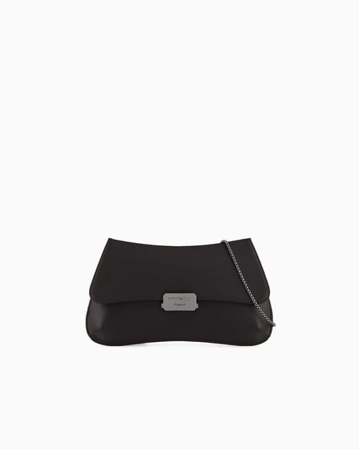 Emporio Armani Black Evening Clutch
