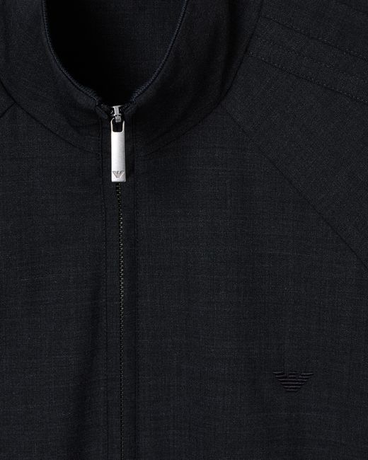 Emporio Armani Blue Icon Full-Zip Blouson for men