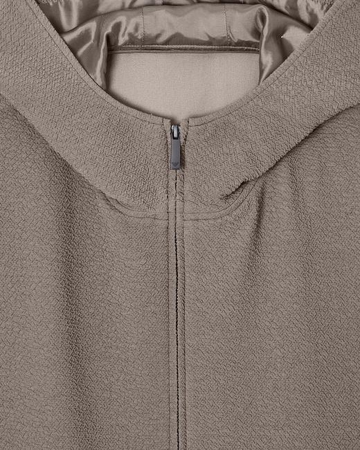 Emporio Armani Gray Icon Hooded Blouson for men