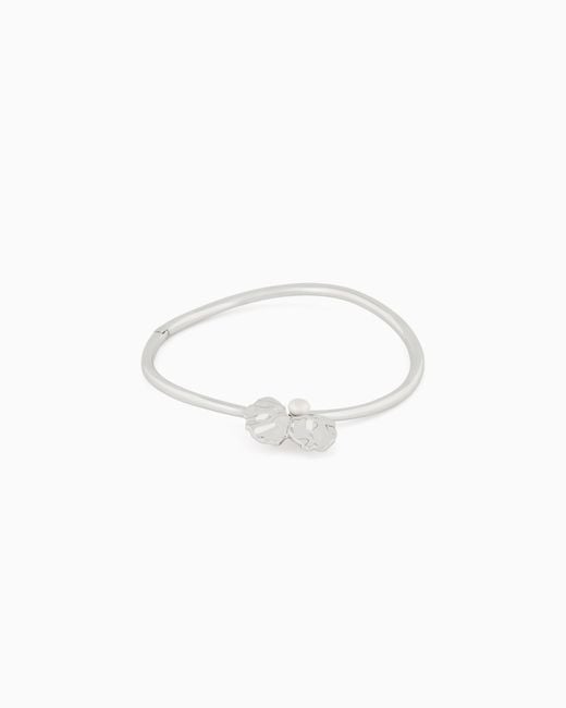 Emporio Armani White Pearl Collar Necklace