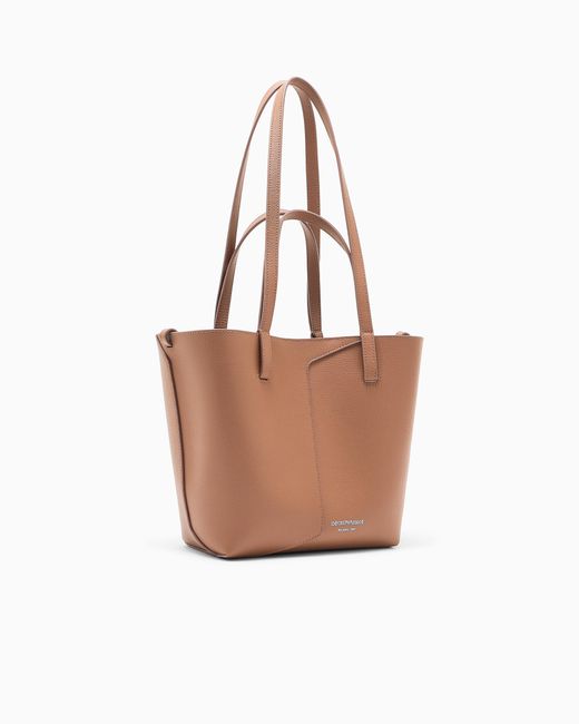 Emporio Armani White 1981 Leather Shoulder Bag
