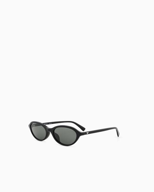 Emporio Armani White Sunglasses