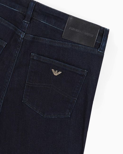 Emporio Armani Blue High Waisted Jeans