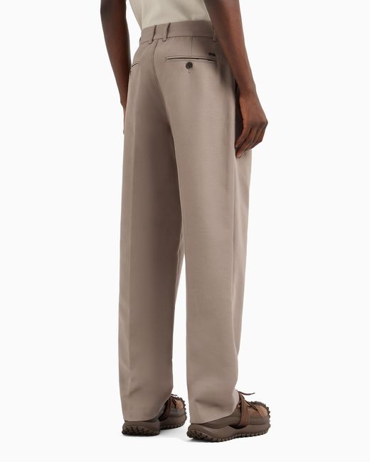 Emporio Armani Natural Canvas Chinos for men