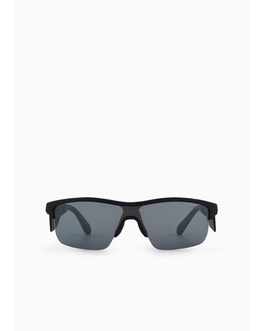 Gafas De Sol De Forma Irregular Emporio Armani de hombre de color Black
