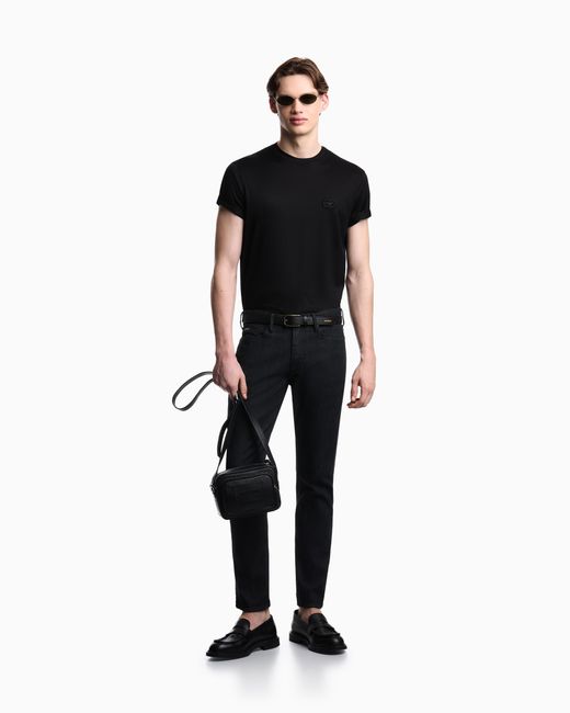 Emporio Armani Blue J06 Slim-Fit Jeans for men