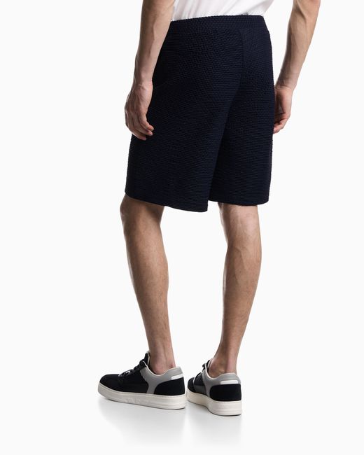 Emporio Armani Blue Bermuda Shorts for men