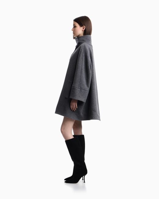 Emporio Armani Gray Overcoat
