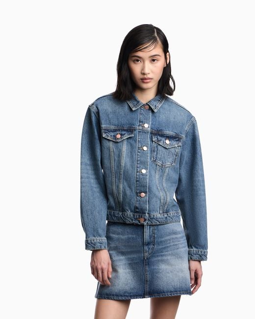 ジャケット・アウター ARMANI opium darkwear short denim jacket メンズ ARMANI opium darkwear short denim jacket