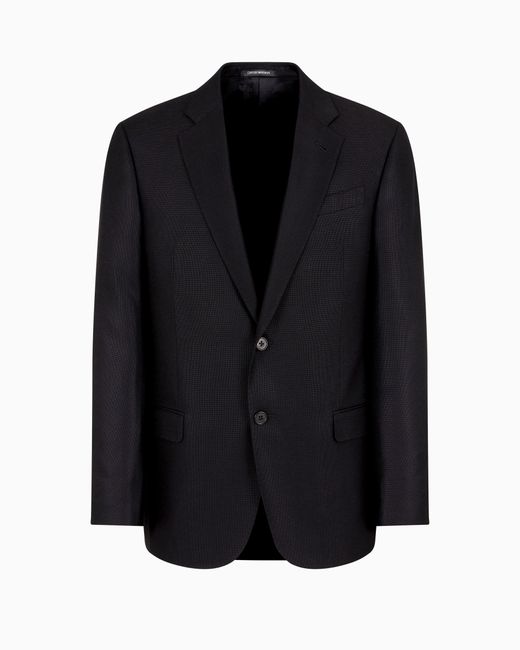 Emporio Armani Black Formal Jackets for men