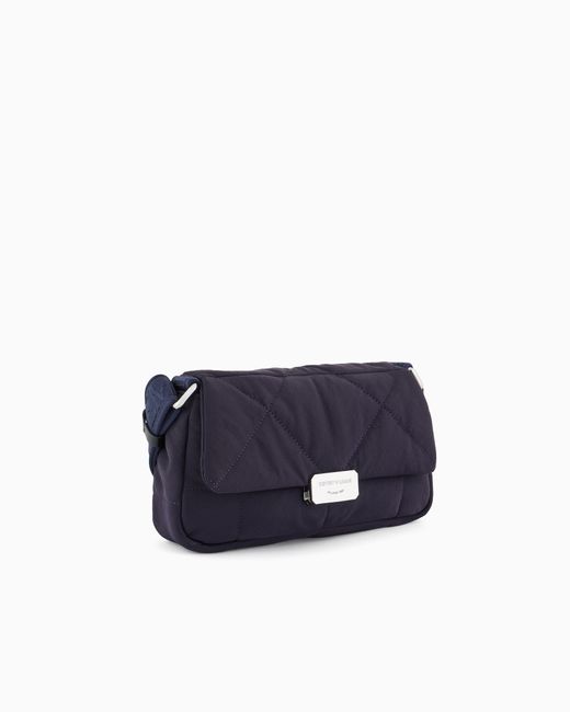 Emporio Armani Blue Medium Shoulder Bag
